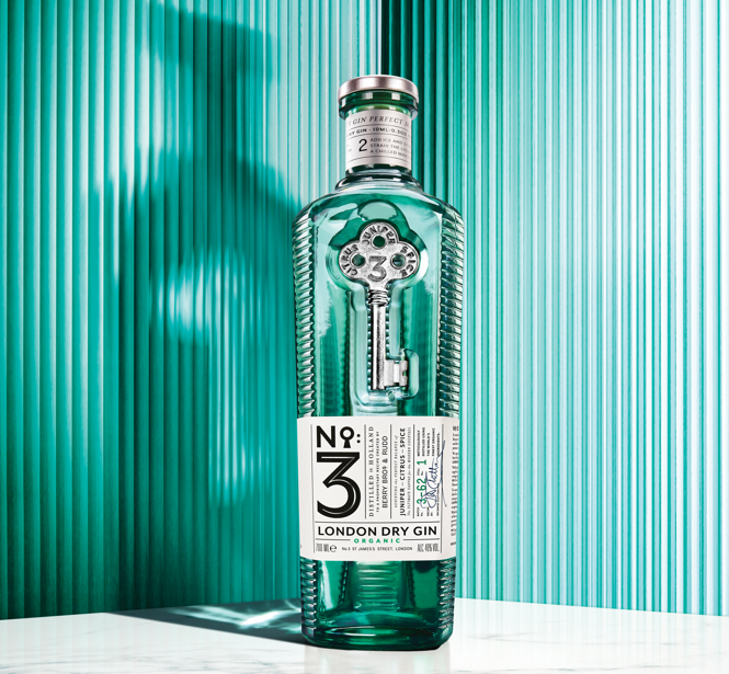 Certificazione biologica per No.3 London Dry Gin: più sostenibile, sempre eccellente